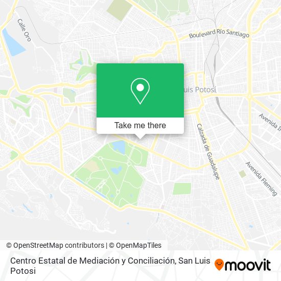 Centro Estatal de Mediación y Conciliación map