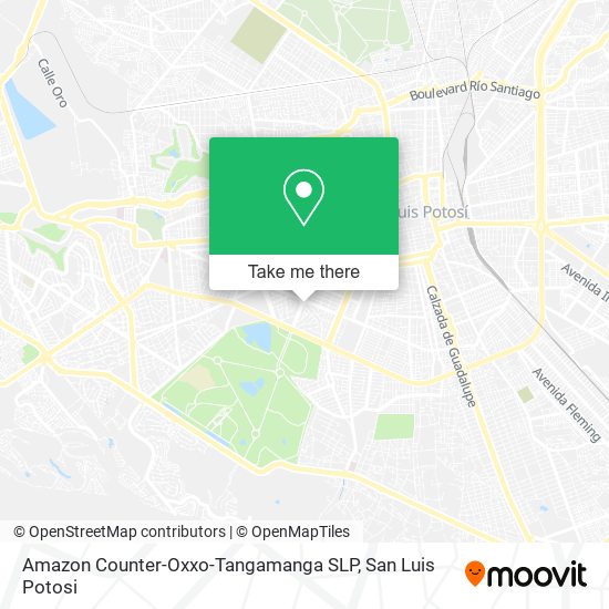 Mapa de Amazon Counter-Oxxo-Tangamanga SLP