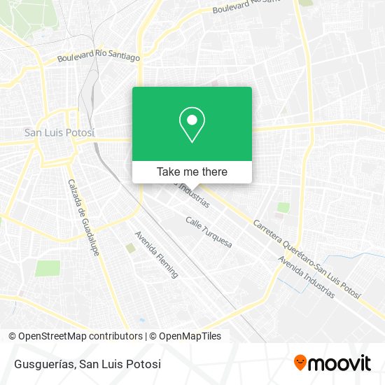 Gusguerías map
