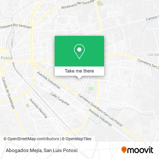 Abogados Mejía map