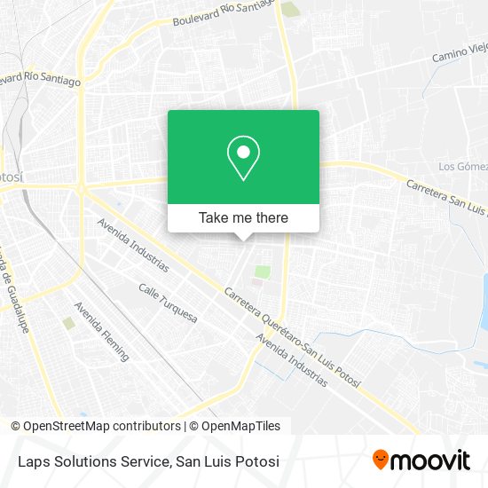 Mapa de Laps Solutions Service