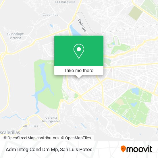 Mapa de Adm Integ Cond Dm Mp