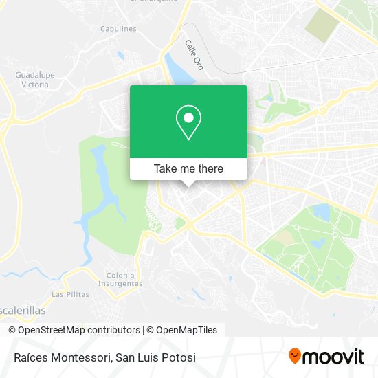 Raíces Montessori map