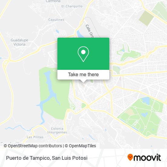 Mapa de Puerto de Tampico