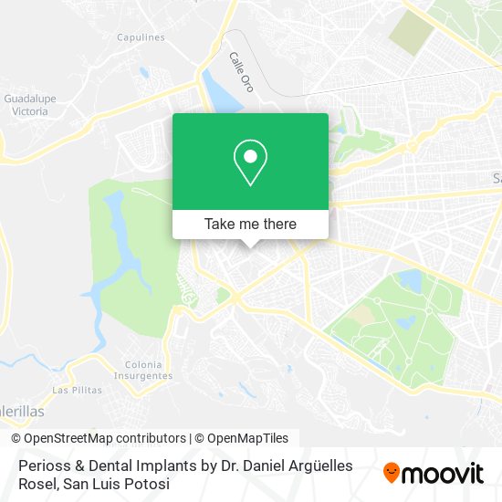 Perioss & Dental Implants by Dr. Daniel Argüelles Rosel map