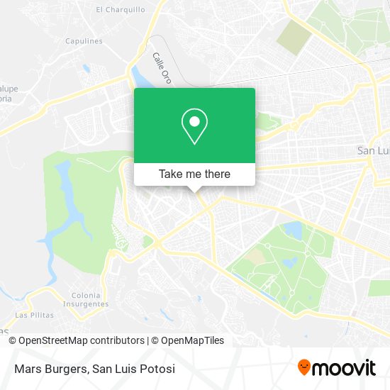 Mars Burgers map
