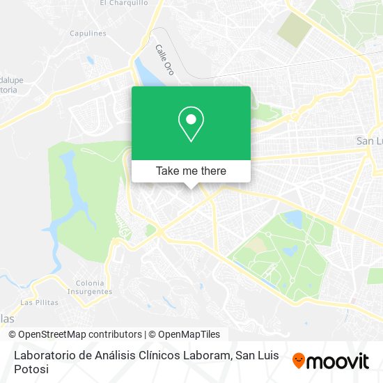 Laboratorio de Análisis Clínicos Laboram map