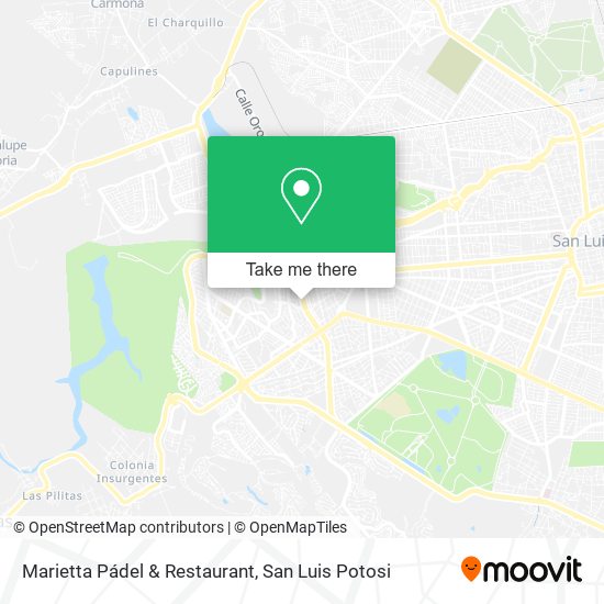 Marietta Pádel & Restaurant map