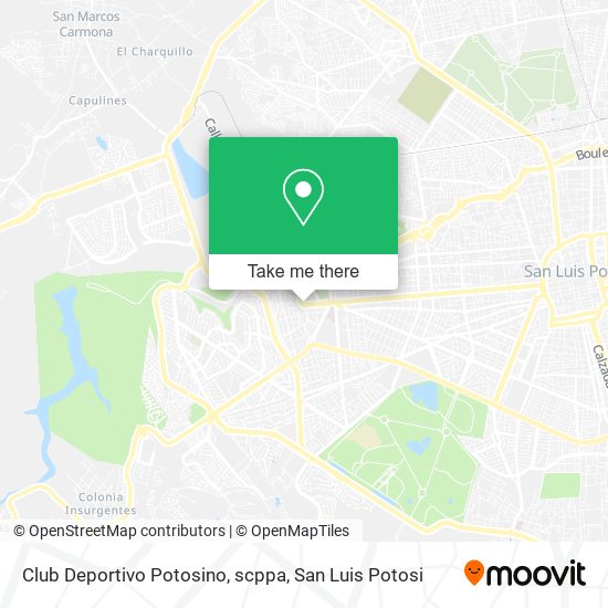 Club Deportivo Potosino, scppa map