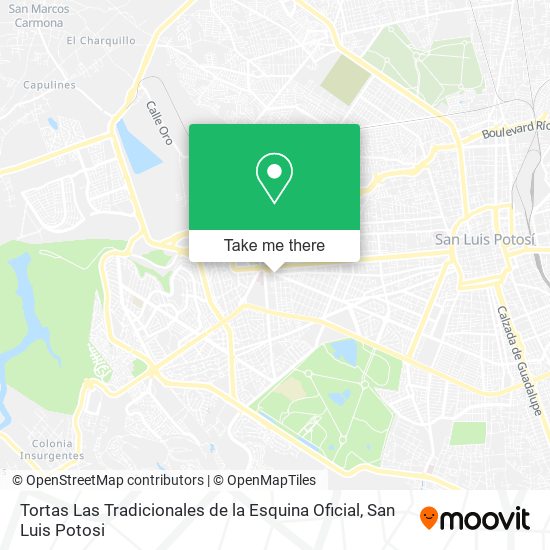 Mapa de Tortas Las Tradicionales de la Esquina Oficial