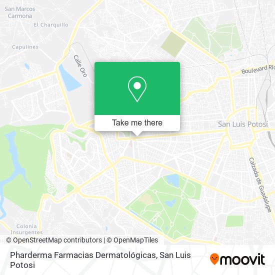 Mapa de Pharderma Farmacias Dermatológicas