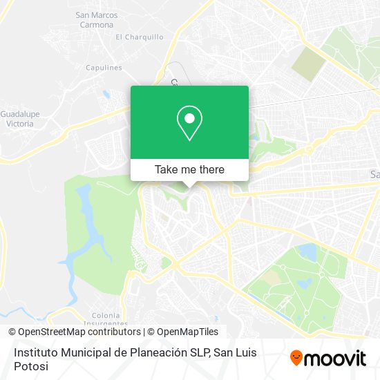 Instituto Municipal de Planeación SLP map