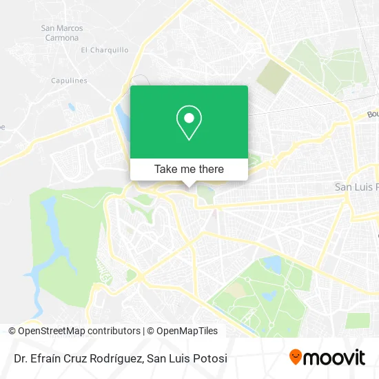 Mapa de Dr. Efraín Cruz Rodríguez