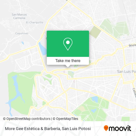 Mapa de More Gee Estética & Barbería