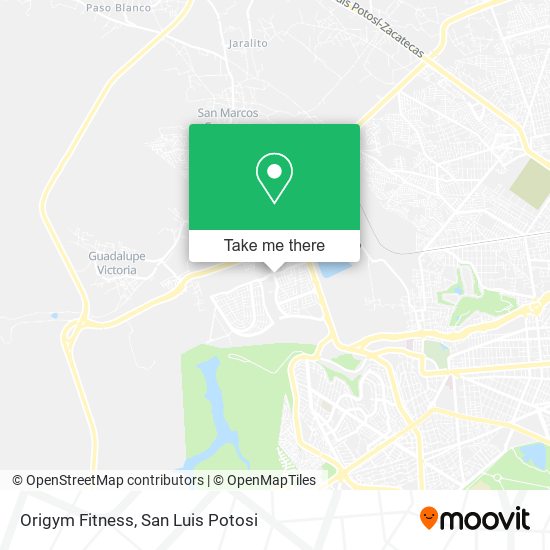 Mapa de Origym Fitness