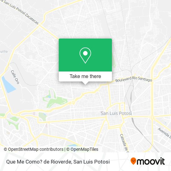 Que Me Como? de Rioverde map