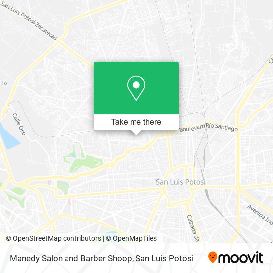 Mapa de Manedy Salon and Barber Shoop