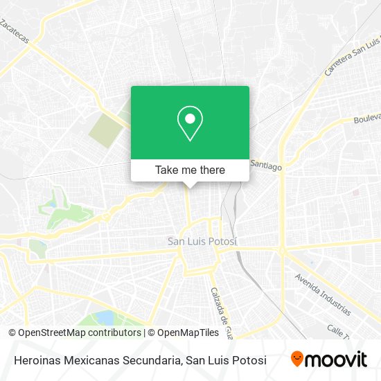 Mapa de Heroinas Mexicanas Secundaria
