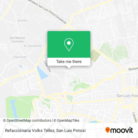 Refacciónaria Volks Téllez map
