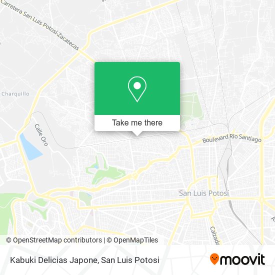 Mapa de Kabuki Delicias Japone