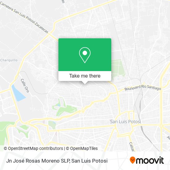 Jn José Rosas Moreno SLP map