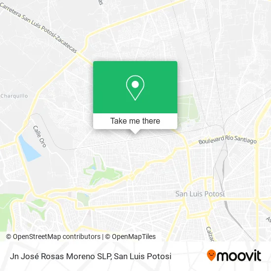 Mapa de Jn José Rosas Moreno SLP