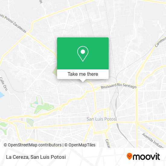 La Cereza map