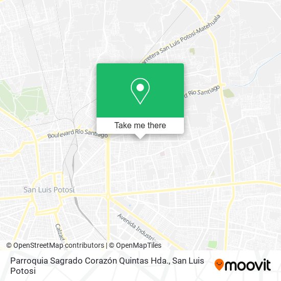 Parroquia Sagrado Corazón Quintas Hda. map