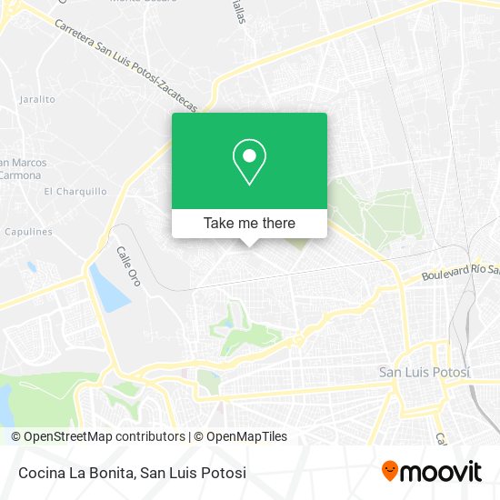 Cocina La Bonita map