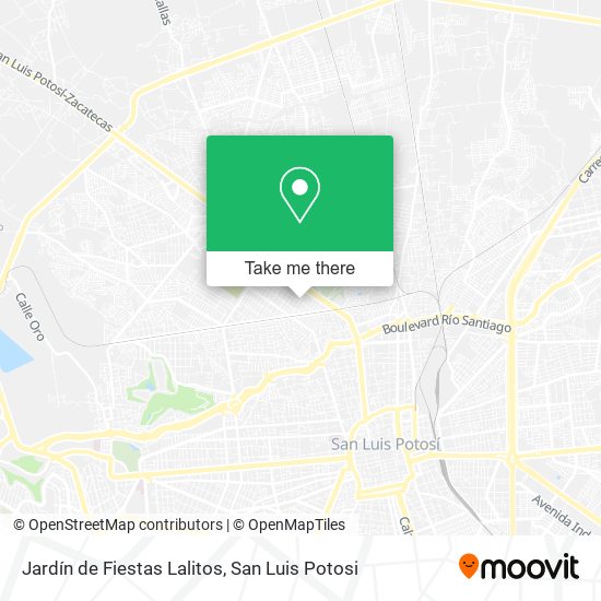 Mapa de Jardín de Fiestas Lalitos