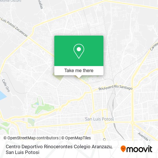 Centro Deportivo Rinocerontes Colegio Aranzazu map