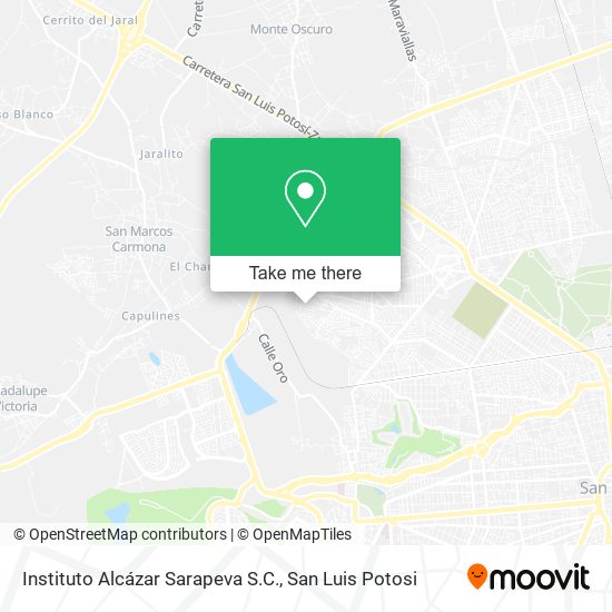 Instituto Alcázar Sarapeva S.C. map