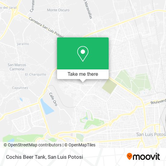 Cochis Beer Tank map