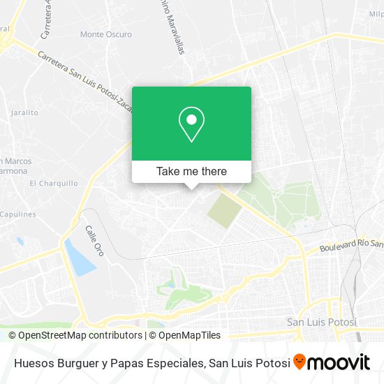 Mapa de Huesos Burguer y Papas Especiales