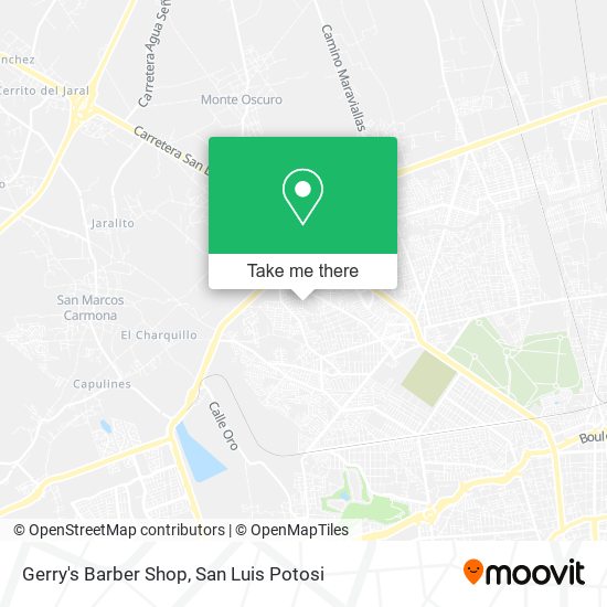 Gerry's Barber Shop map