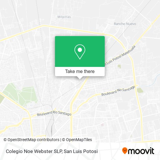 Mapa de Colegio Noe Webster SLP