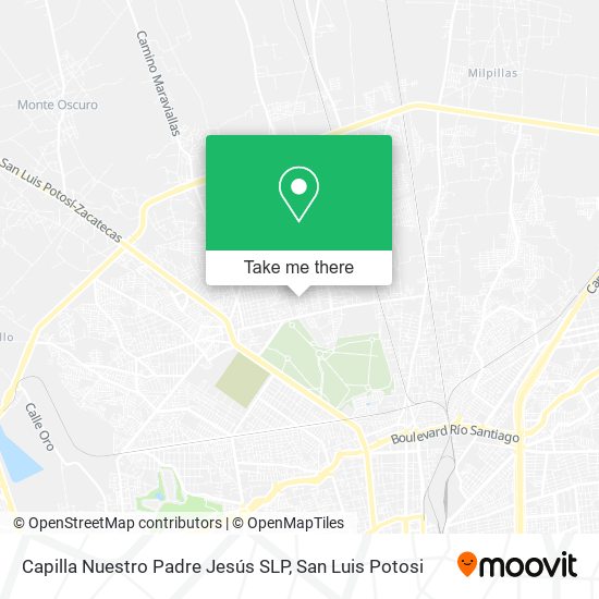 Mapa de Capilla Nuestro Padre Jesús SLP