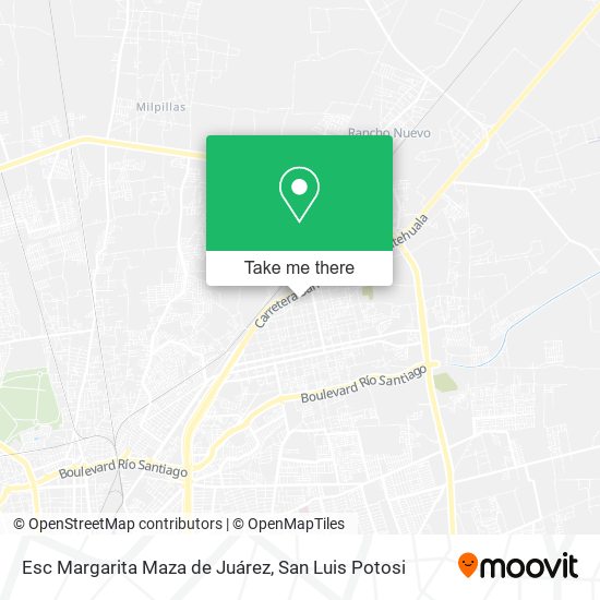 Esc Margarita Maza de Juárez map