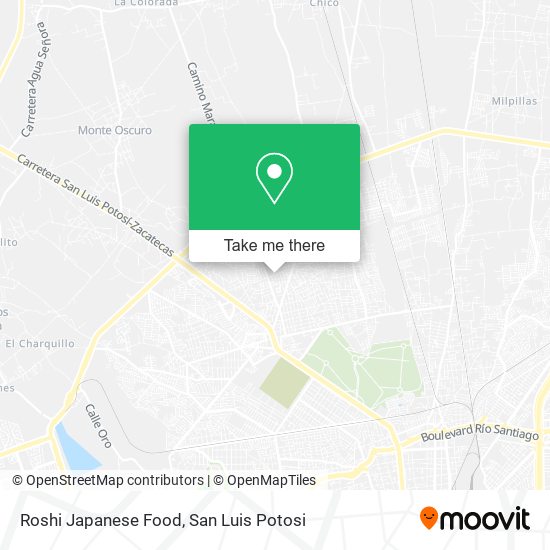 Roshi Japanese Food map