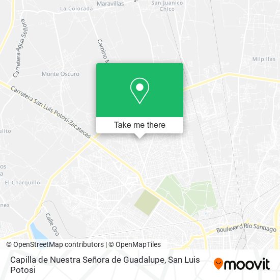 Mapa de Capilla de Nuestra Señora de Guadalupe