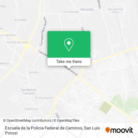 Escuela de la Policía Federal de Caminos map