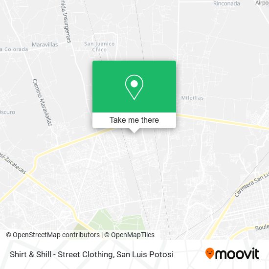 Shirt & Shill - Street Clothing map