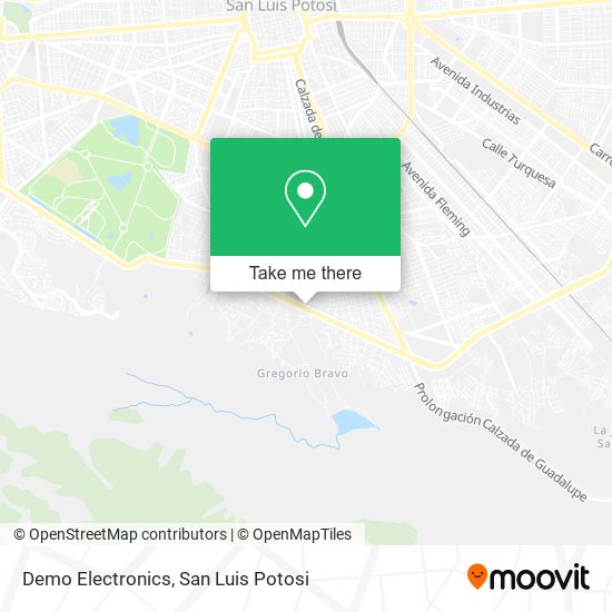 Mapa de Demo Electronics