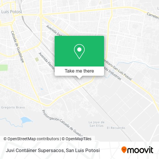 Mapa de Juvi Contáiner Supersacos