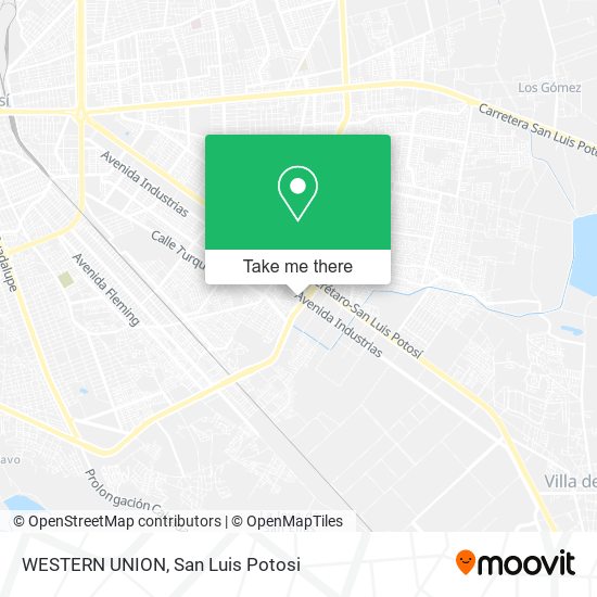 Mapa de WESTERN UNION