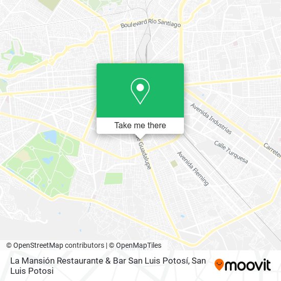 La Mansión Restaurante & Bar San Luis Potosí map