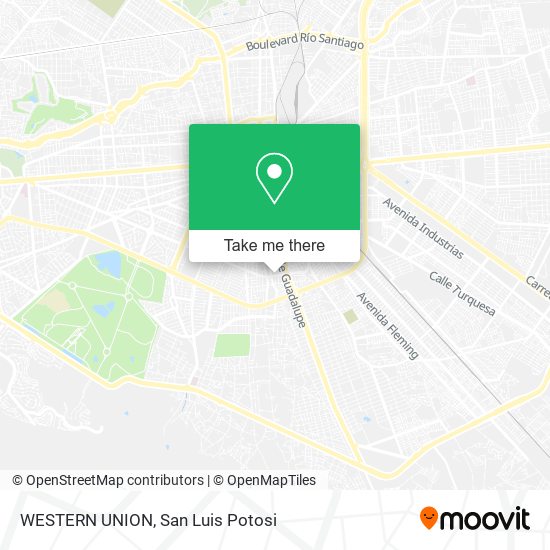 Mapa de WESTERN UNION