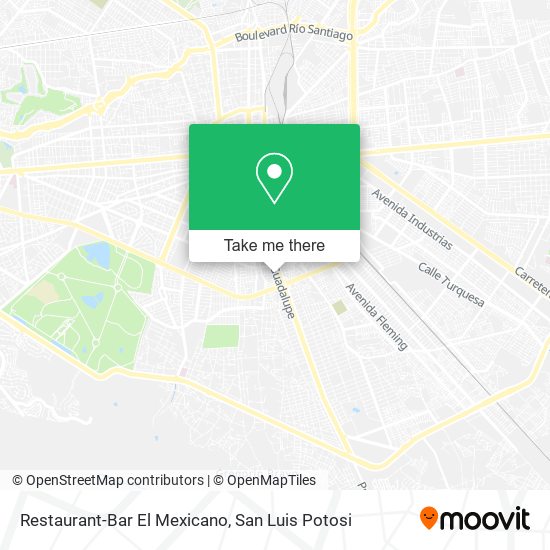 Mapa de Restaurant-Bar El Mexicano