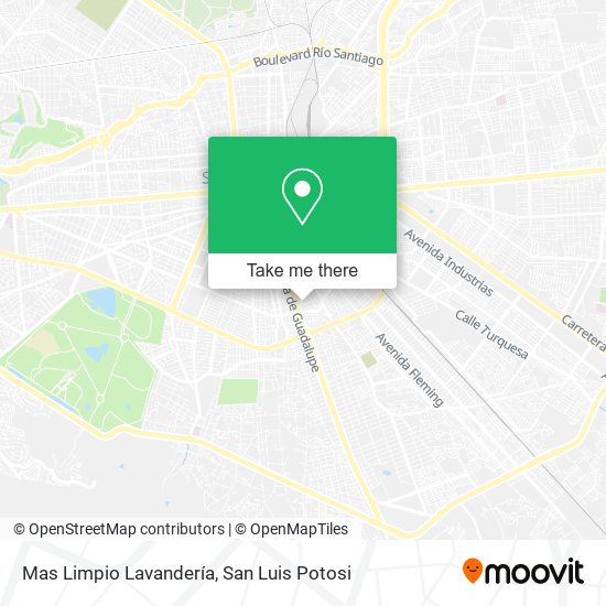Mas Limpio Lavandería map
