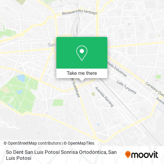 Mapa de So Dent San Luis Potosí Sonrisa Ortodóntica
